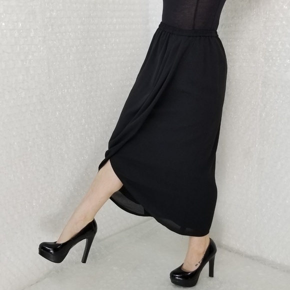 SOLD🌈1980s Frank Usher tulip hem skirt - Picture 4 of 7